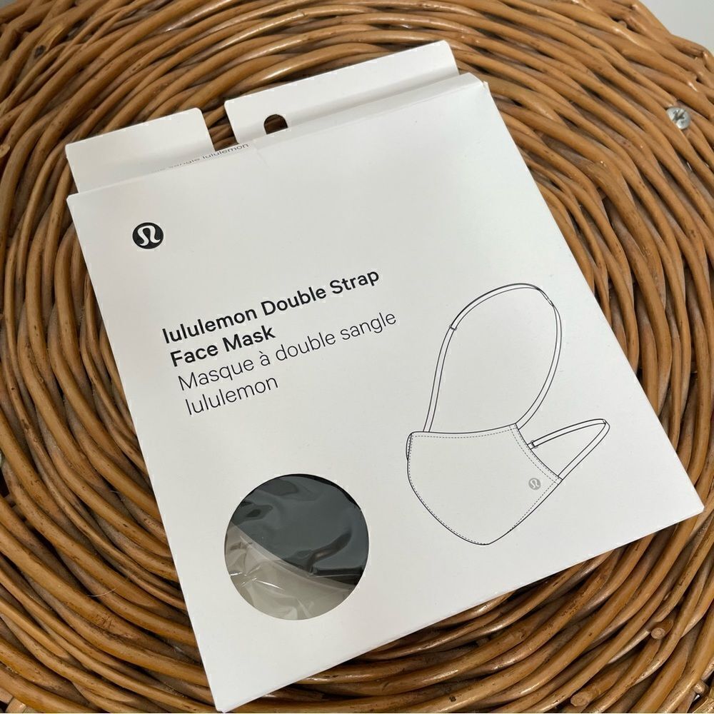 Lululemon Face Mask‎ Double Strap Dark Olive NEW Breathable NWT